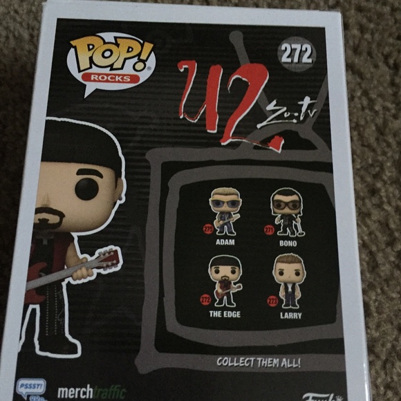 Funko Pop Rocks U2 The Edge - Picture 2 of 2